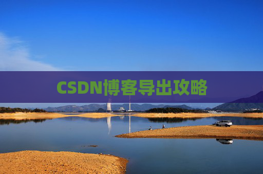 CSDN博客导出攻略